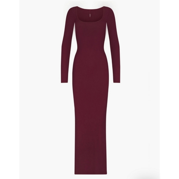 SKIMS soft lounge Long Sleeve Dress Large - Picture 3 of 6